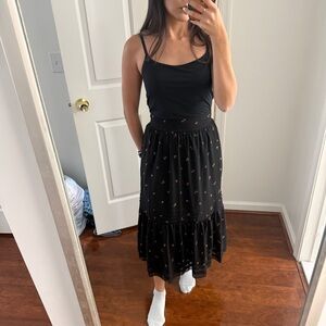 Madewell Floral Women's Midi Skirt